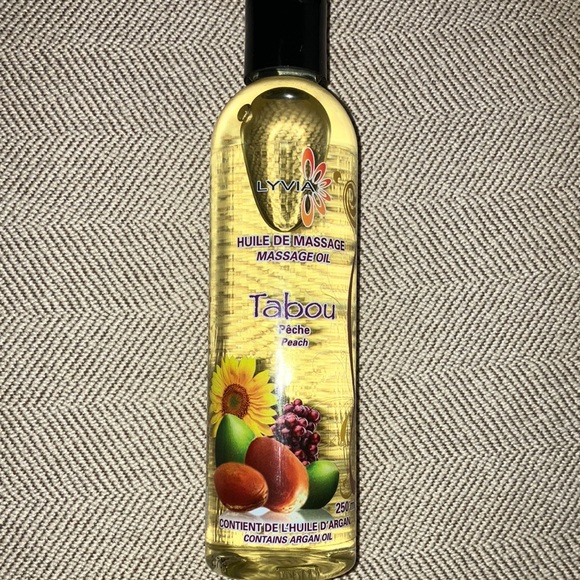 Other - New and sealed Lyvia Tabou Peach Massage Oil with Argan oil